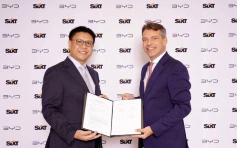 租赁公司Sixt将向比亚迪购买10万辆电动车用于欧洲车队
